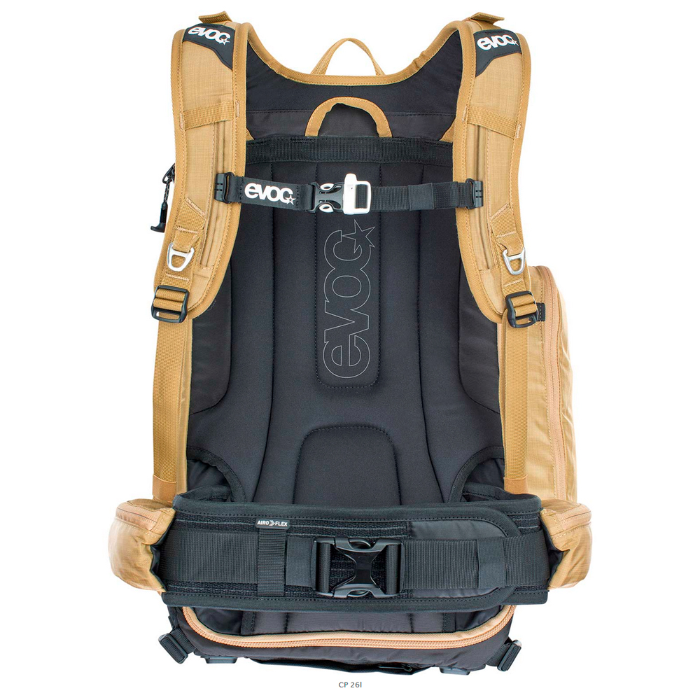 EVOC CP 35 Sportrucksack | 35 Liter | Mit Kamerafach & Lawinenschutz | Schwarz | Für Outdoor & Fotografie