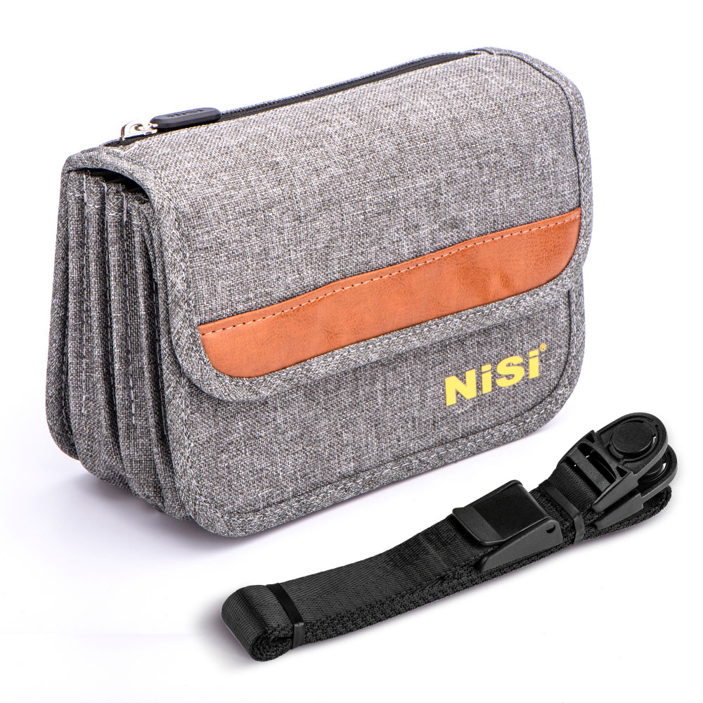NiSi Filtertasche Für 70 Mm System – Aus Leder, Für Bis Zu 6 Filter, Robust & Stylisch